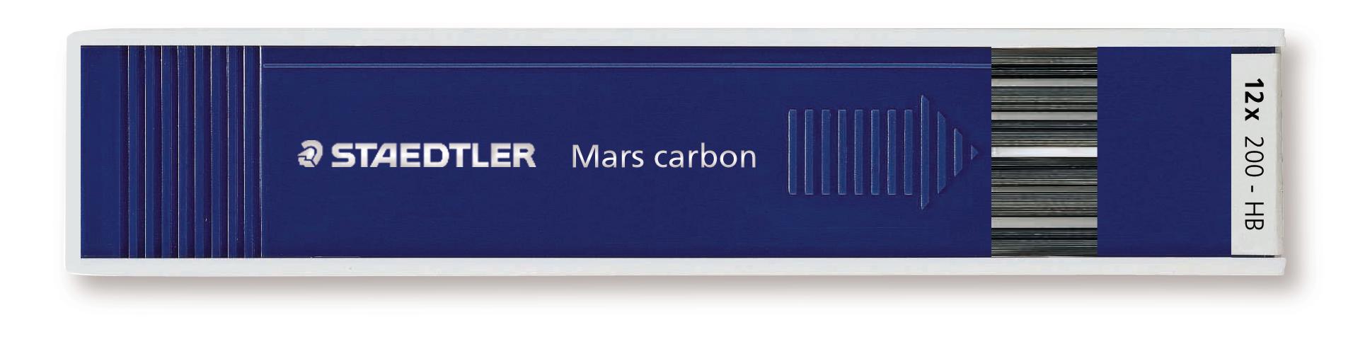 Mars Carbon 200 Potloodstiften 2mm - HB - 12 stuks