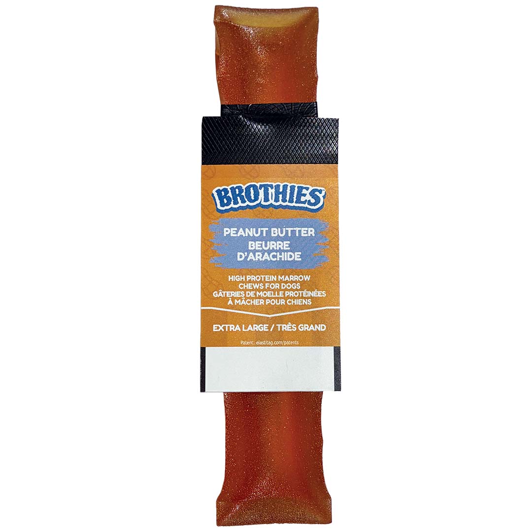 Brothies Kauwsnack met Bouillon 15 cm Pindakaas 100 g
