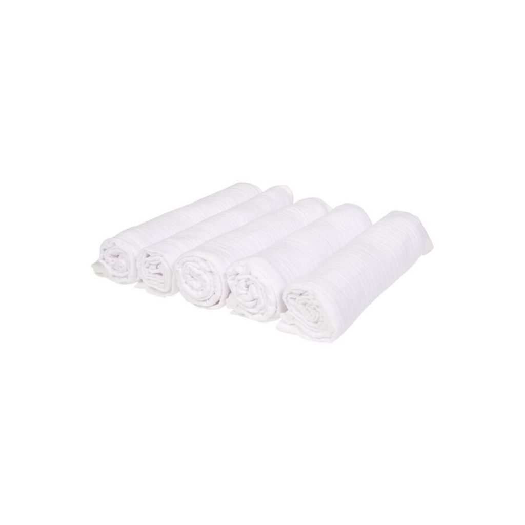 Dreambee Tetradoek Essentials Wit 69x69 cm - 5 stuks
