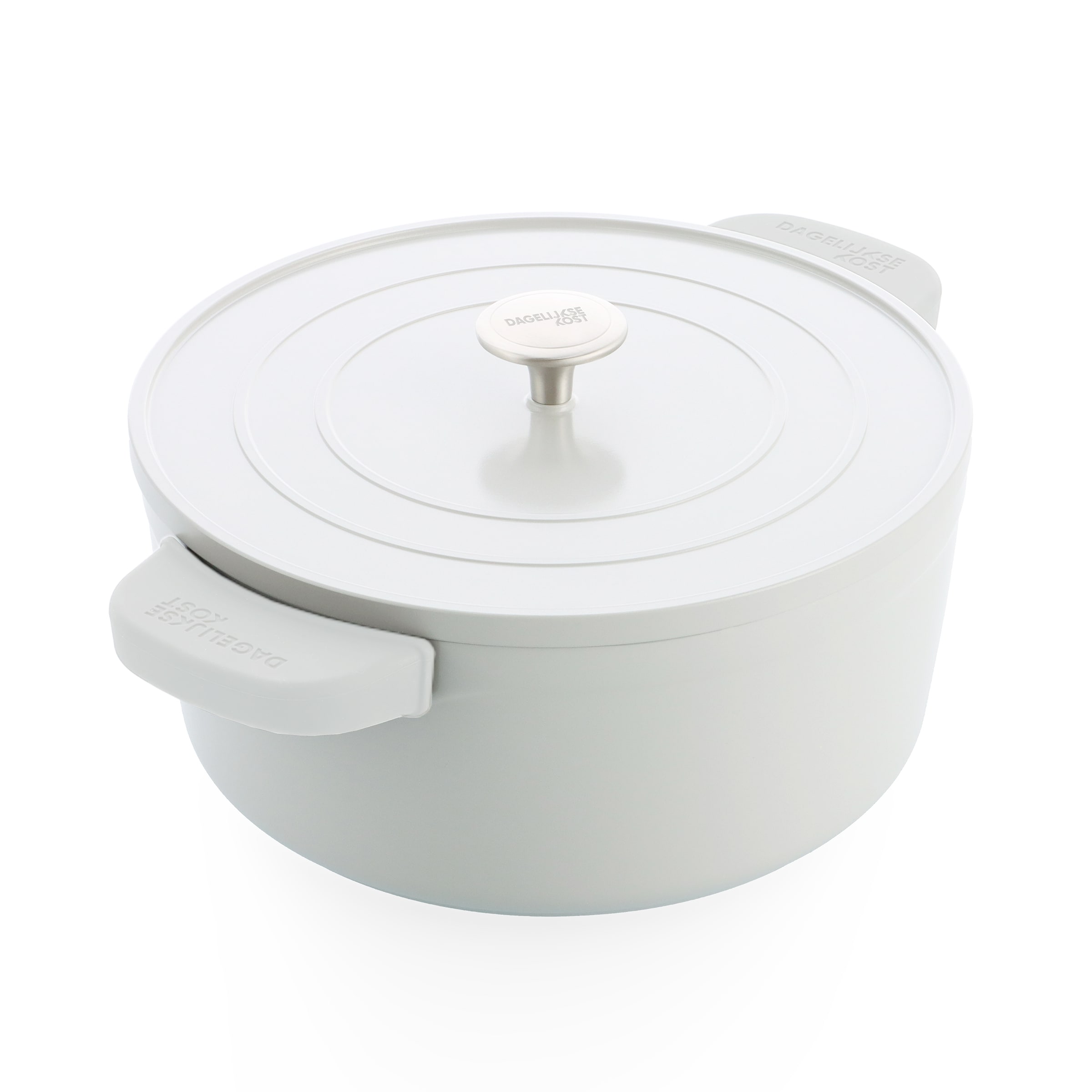 Dagelijkse Kost Stoofpot Proline Grey 26cm - met Deksel - 100% Recycled Aluminium - alle Vuren