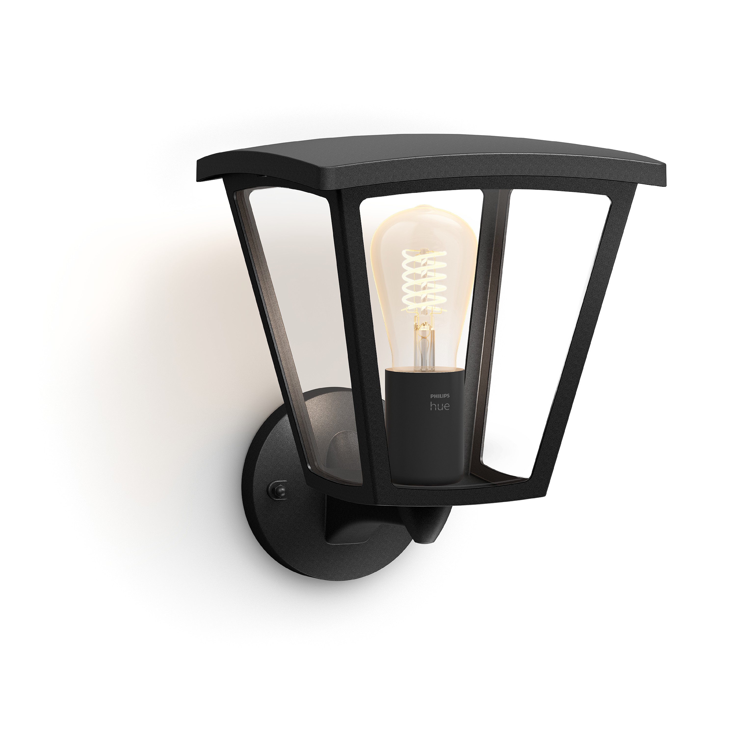 Philips Hue Wandlicht Inara Up Zwart E27 7W IP44 Outdoor