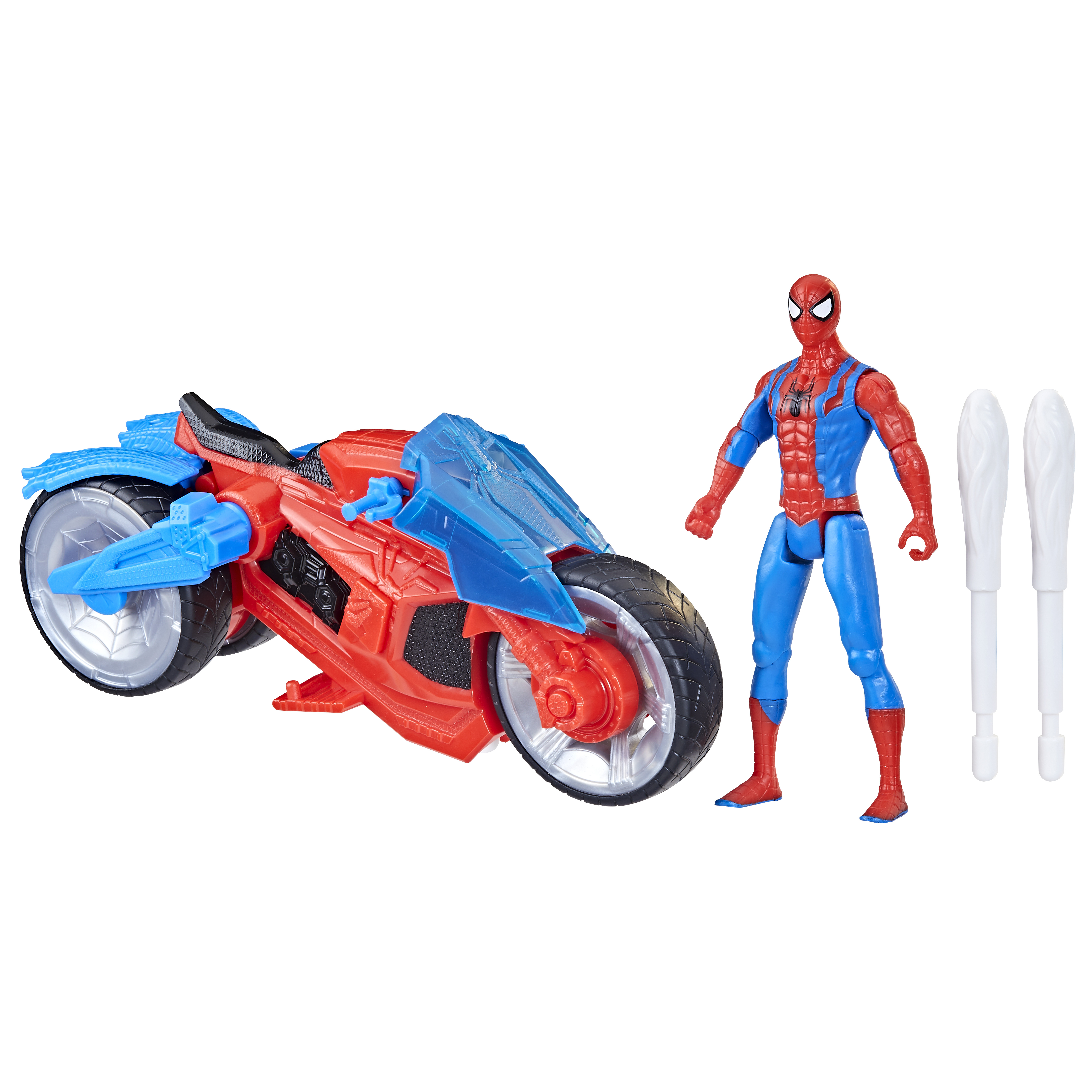 Marvel SpiderMan Hero Figuur en Voertuig