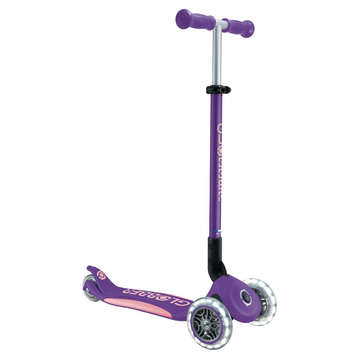 Globber Step Primo Plus Lights Paars Plooibaar