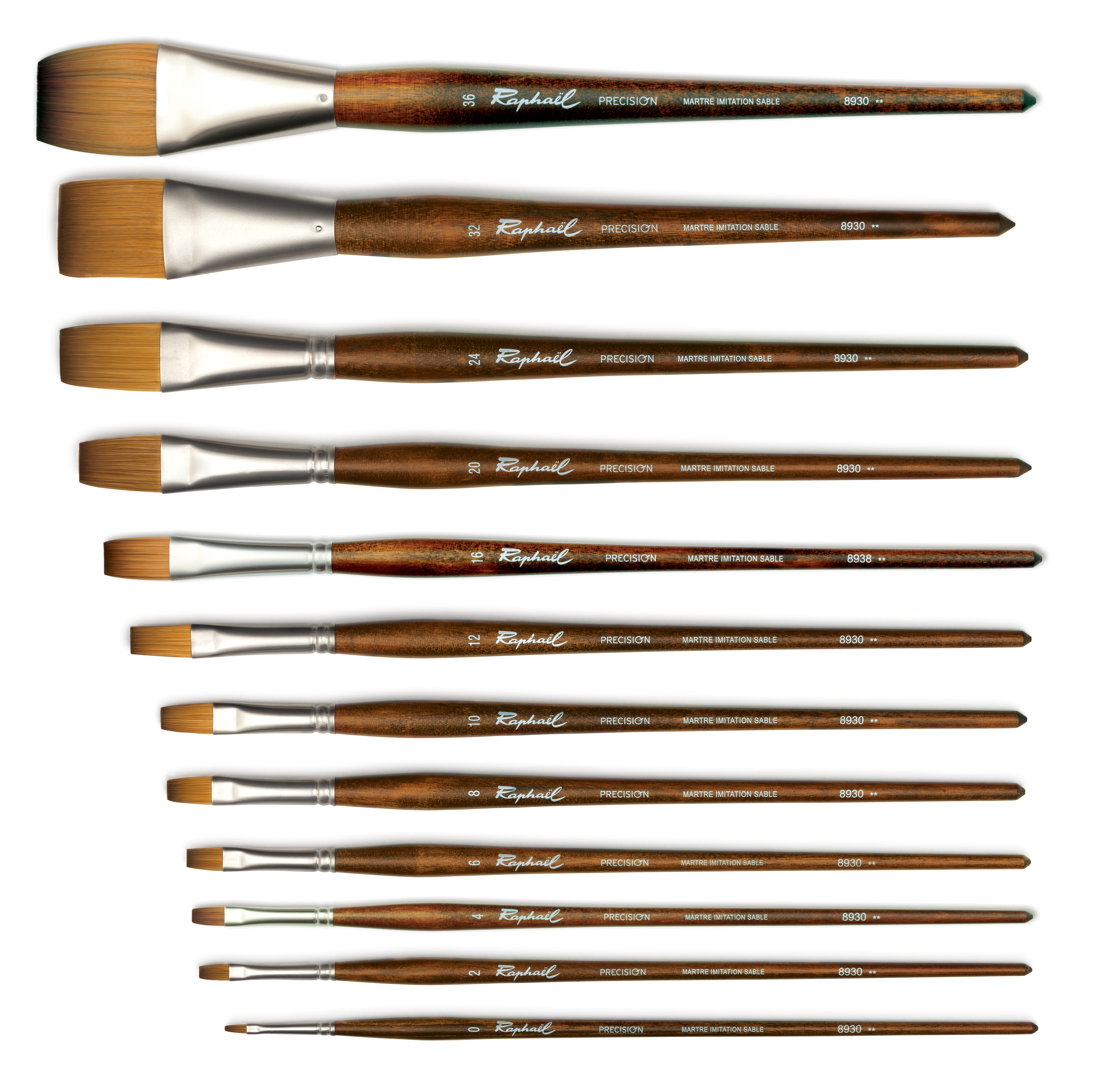 Penseel voor Acrylverf - Precision Raphael - Plat N2