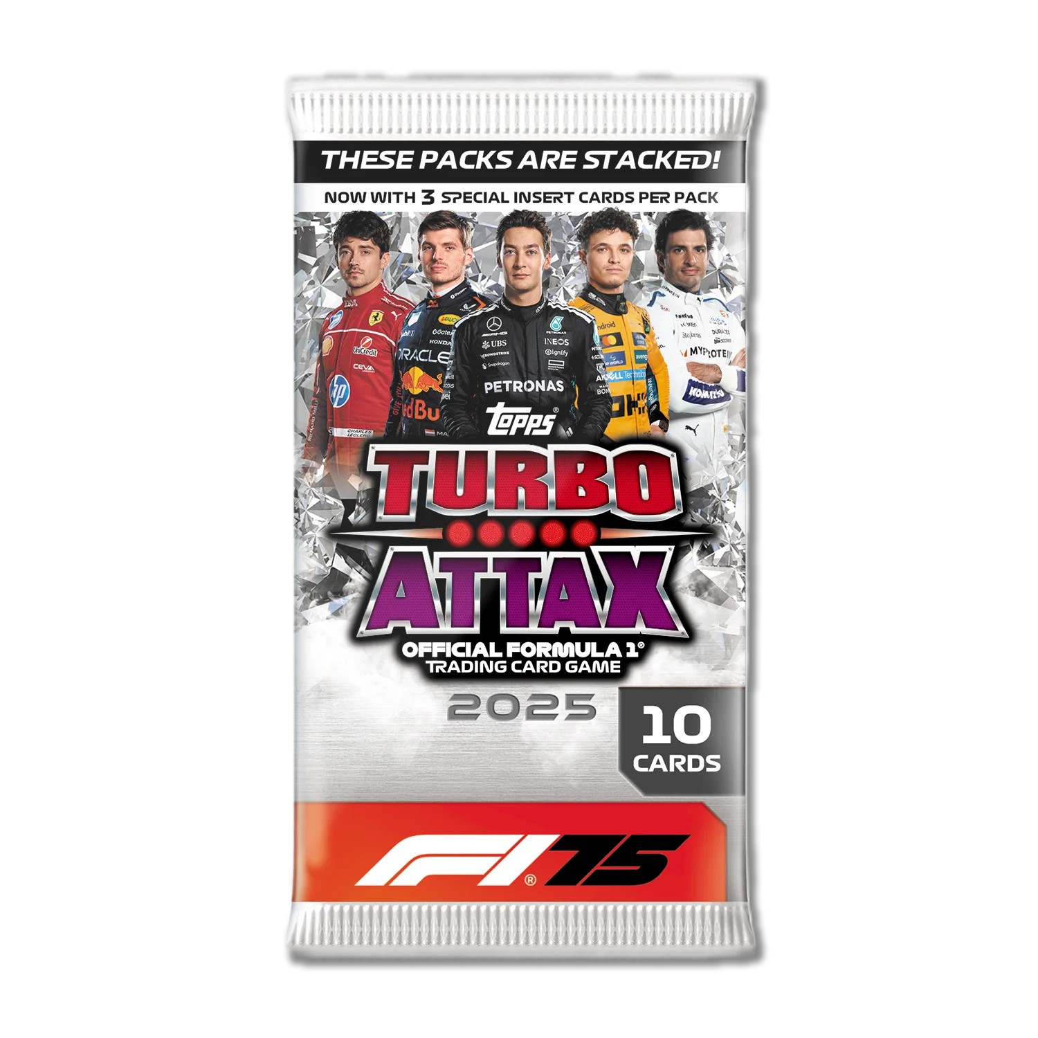 Topps Turbo Attex F1 2025 Card Pack 10 Kaarten