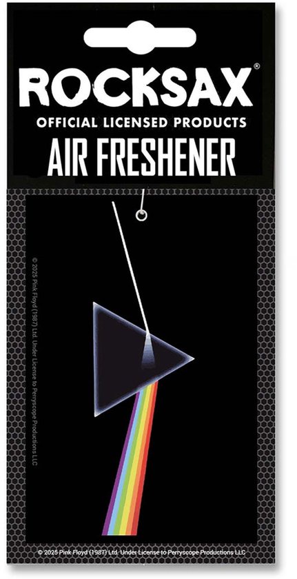 Rocksax Luchtverfrisser: Pink Floyd Dark Side of The Moon - Air Refreshner
