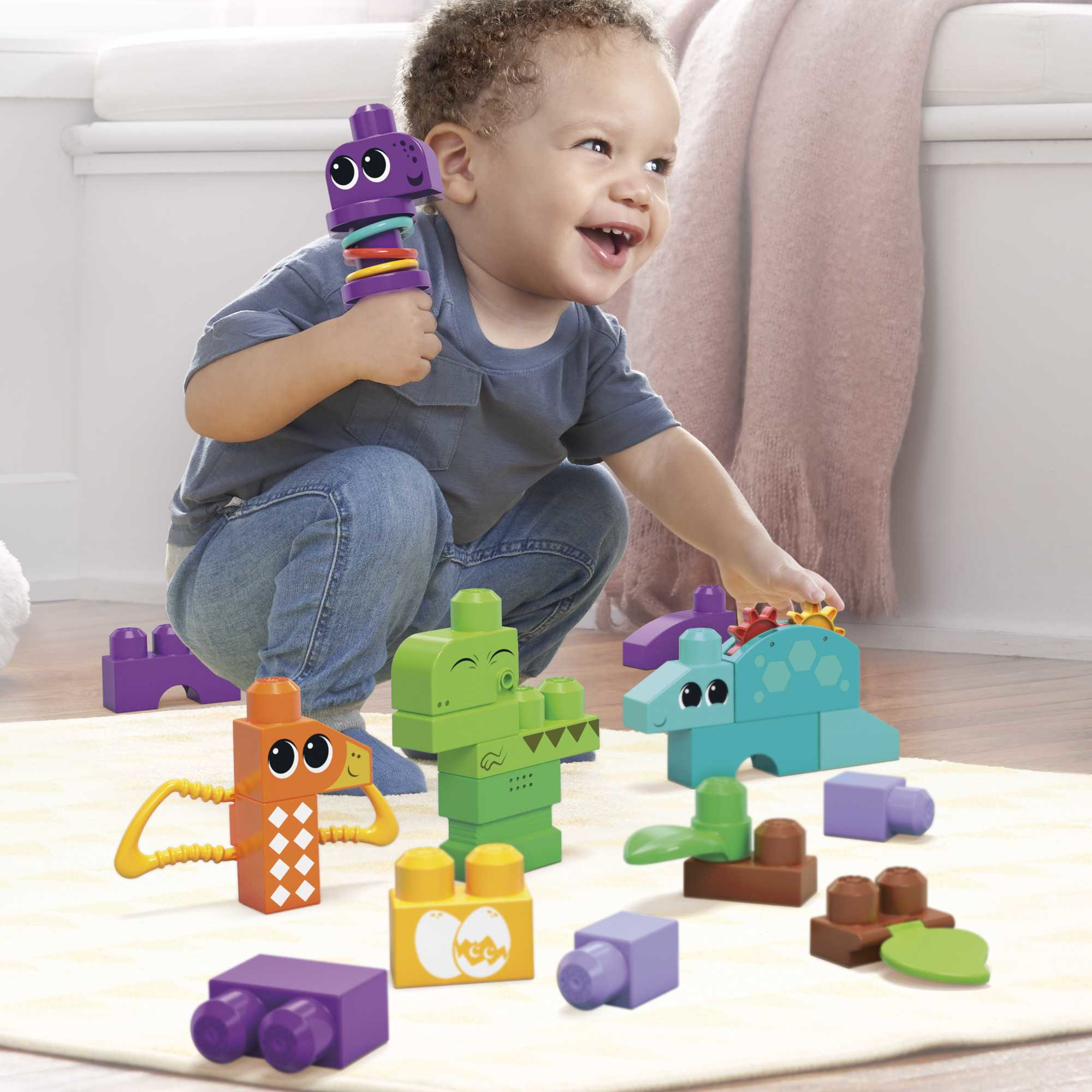 Mega Bloks Squeak and Chomp Dino's