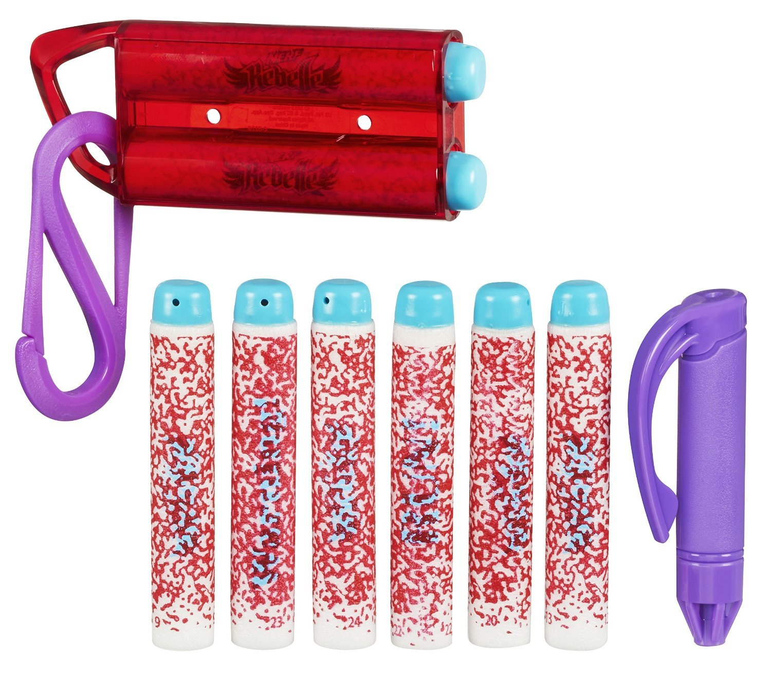 Nerf Rebelle Code Red Dart Refill 8 Stuks