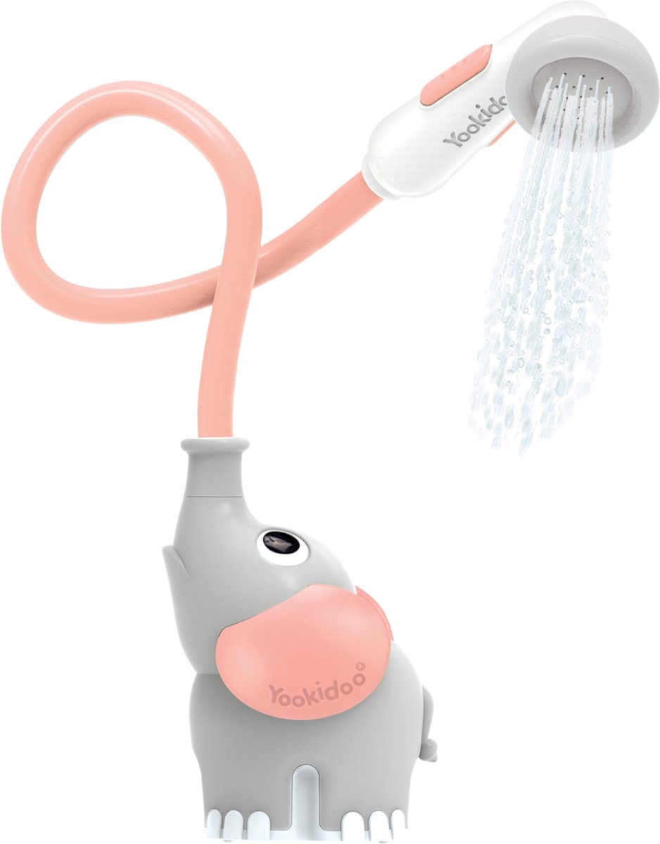 Yookidoo Badspeelgoed Elephant Baby Shower Pink