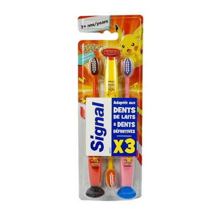 Signal Tandenborstel Pokemon Kids +7 jaar extra soft - 3 stuks