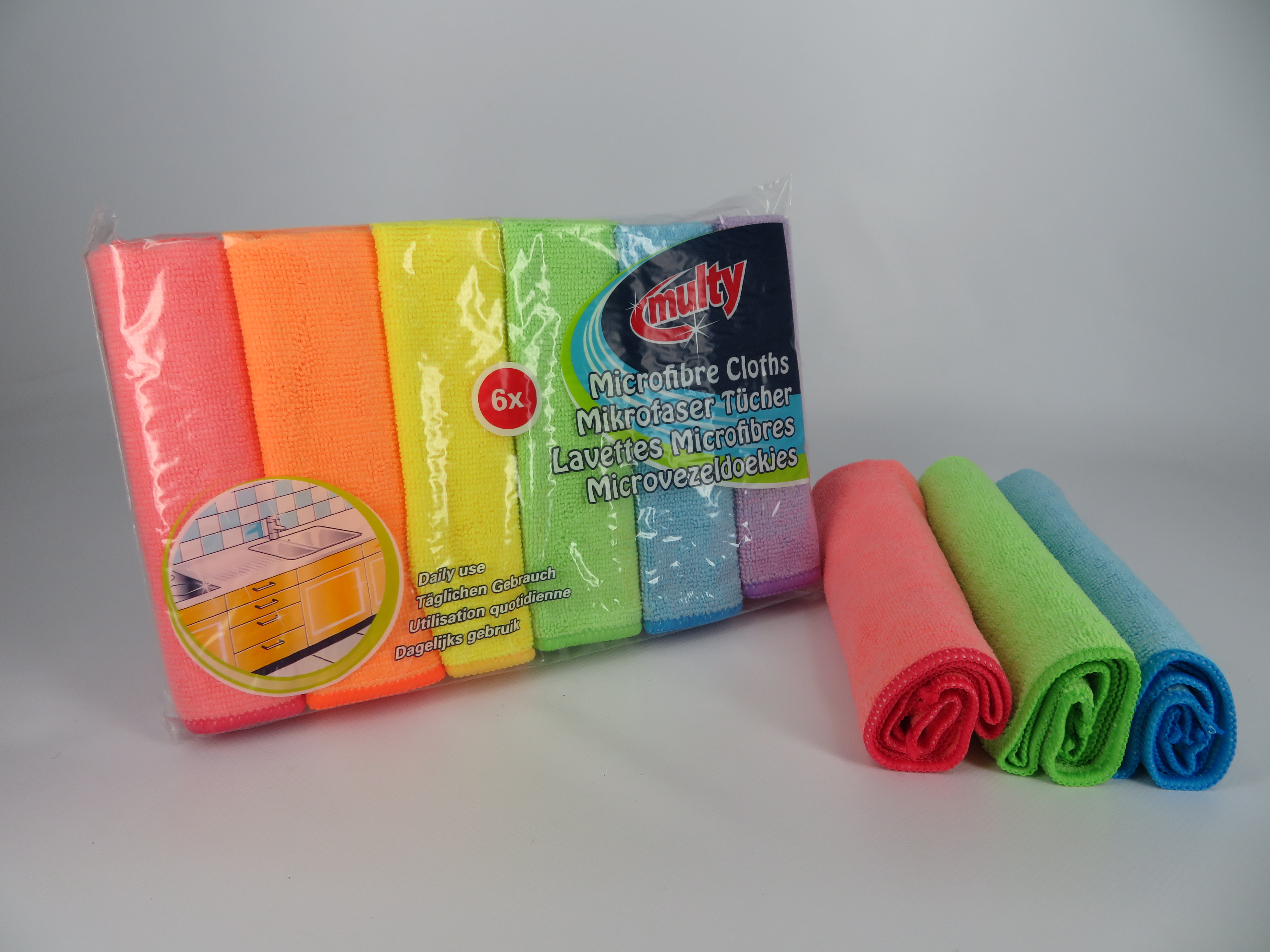 Multy Microvezeldoek 6 stuks