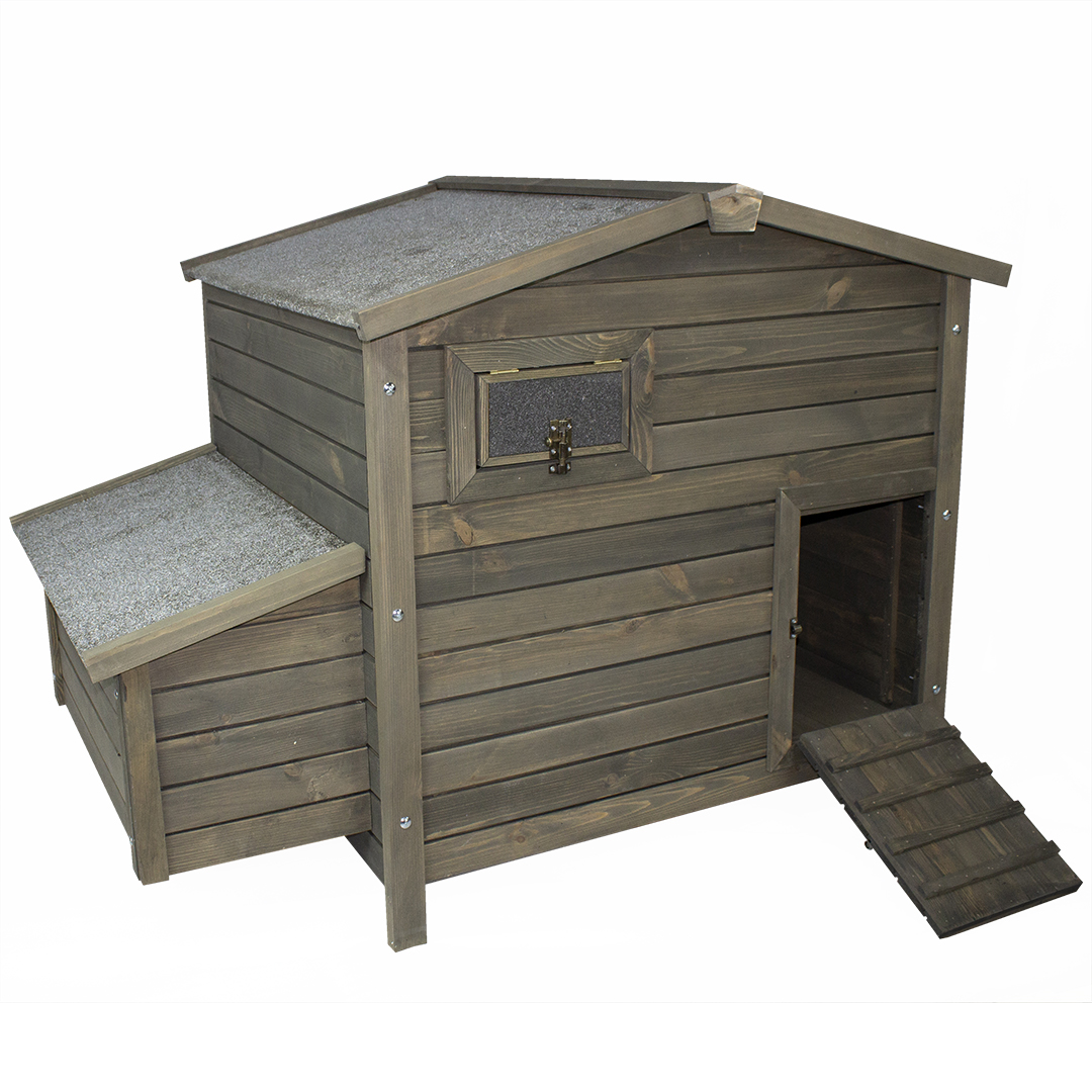Woodland Kippenhok Duke Grijs 136x90x99 cm