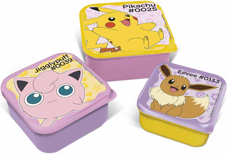 Pokemon Snackbox set Team Pink 3 stuks