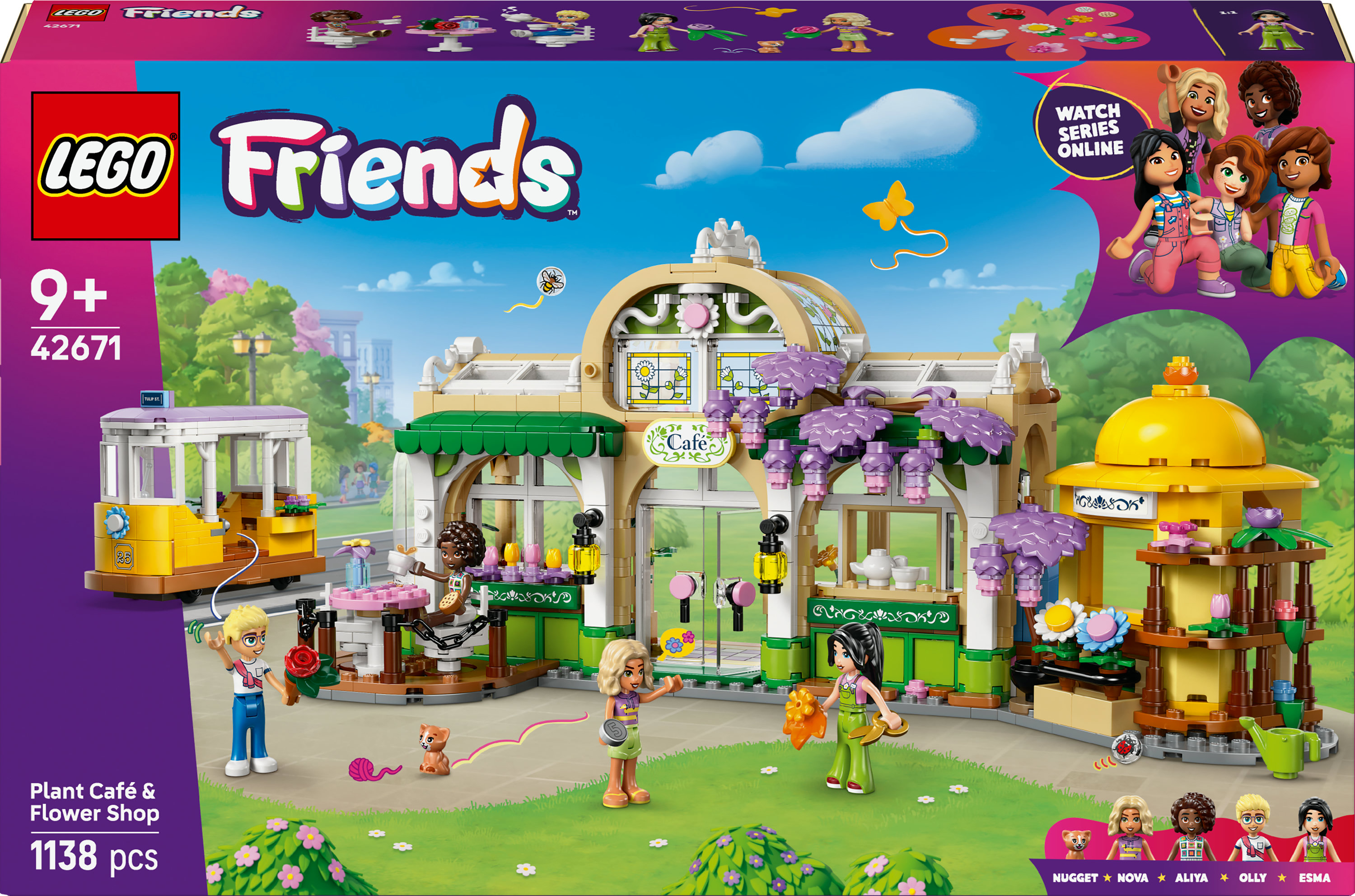 Lego Friends 42671 Plantencafé en Bloemenwinkel