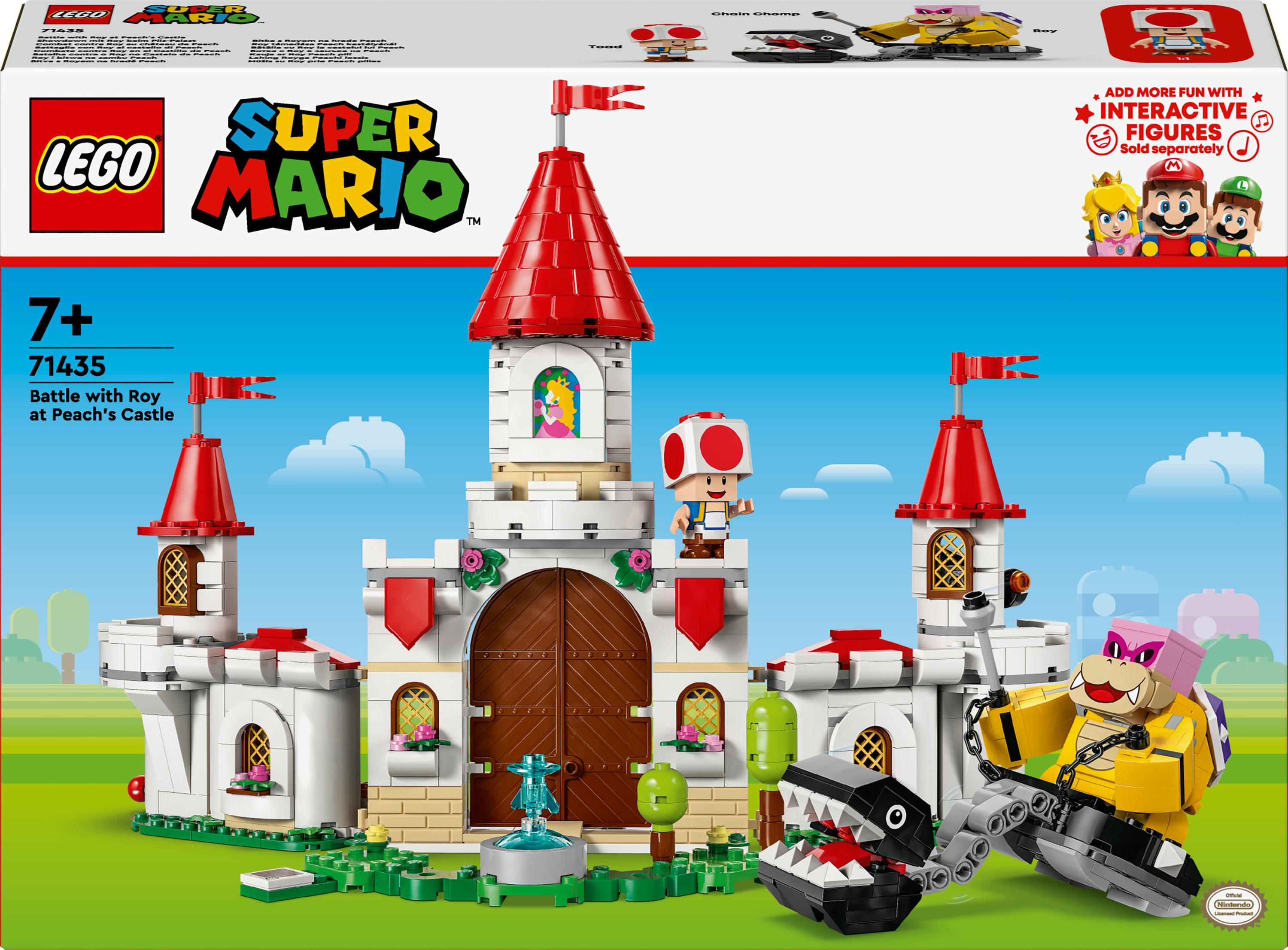 LEGO Super Mario 71435 Gevecht met Roy bij Peach Kasteel