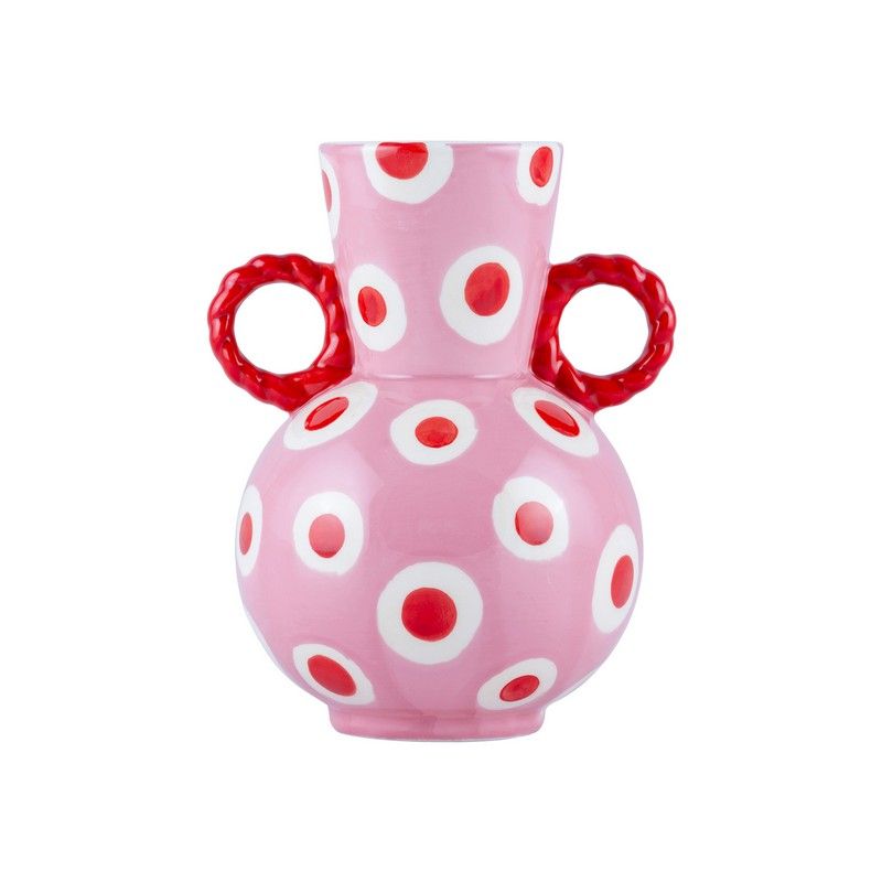 Que Rico Vaas Rosalia Dancing Dots 16x15x19.5 cm