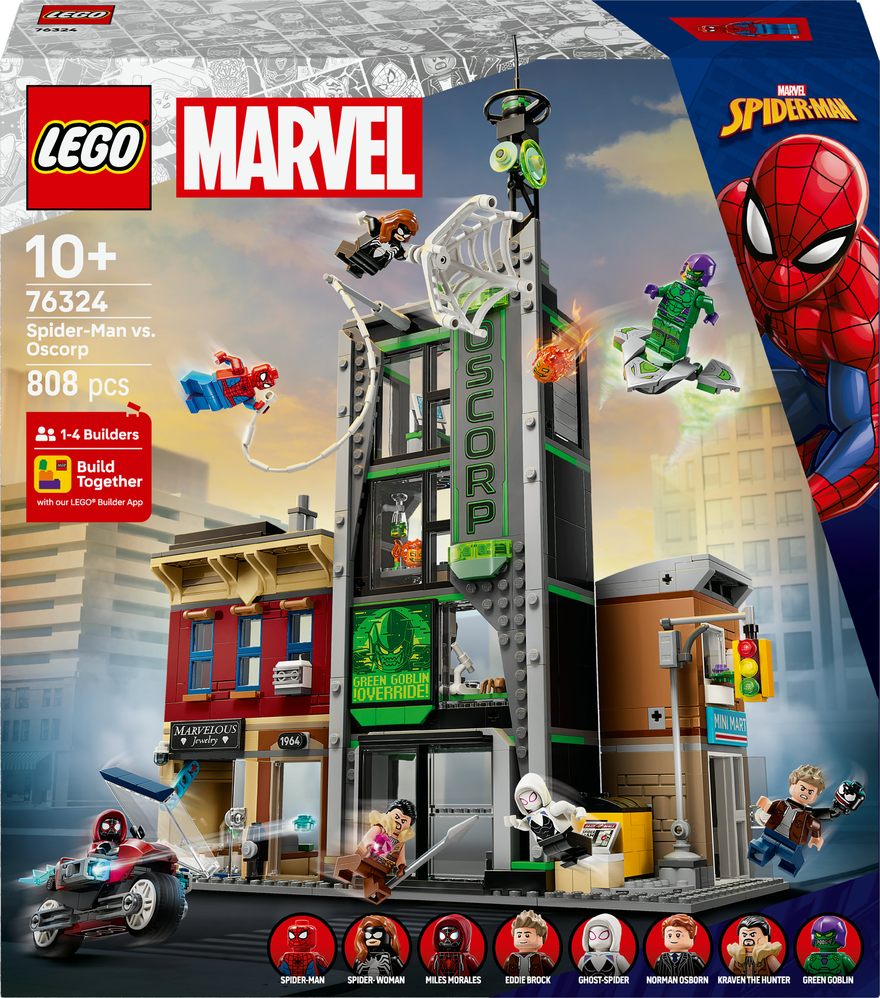 Lego Super Heroes 76324 Spider -Man vs. Oscorp