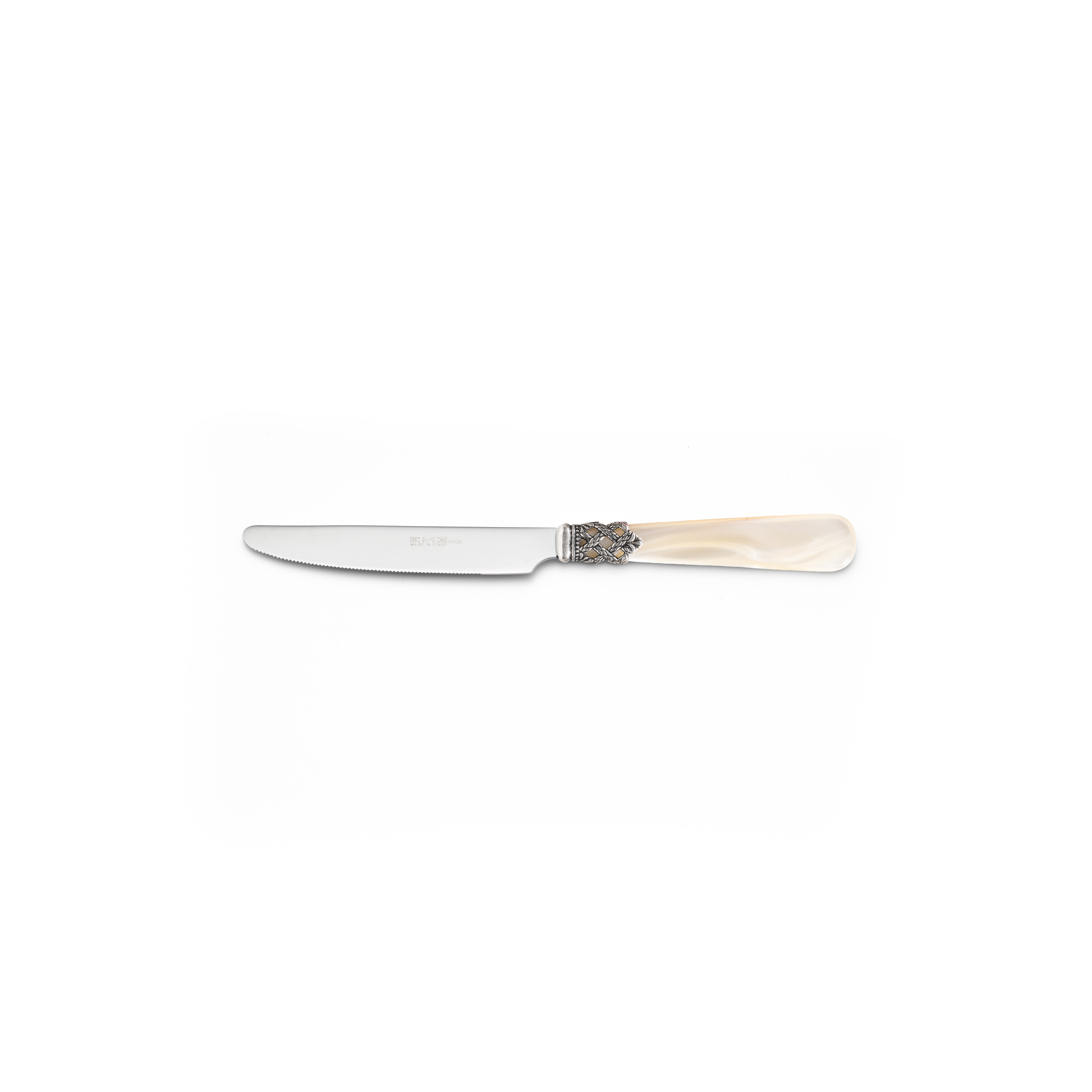 EME Dessertmes Ginevra Pearl Ivory Set van 2 - RVS