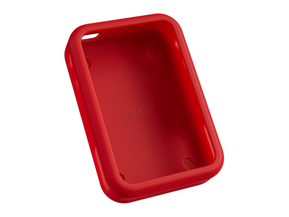 Faba Beschermhoes van zachte silicone - Rood