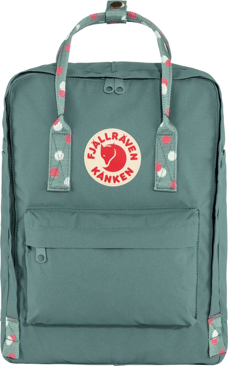 Fjallraven Rugzak Kanken 16l Frost Green-Confetti 27.5x12x36 cm - Vinylon F