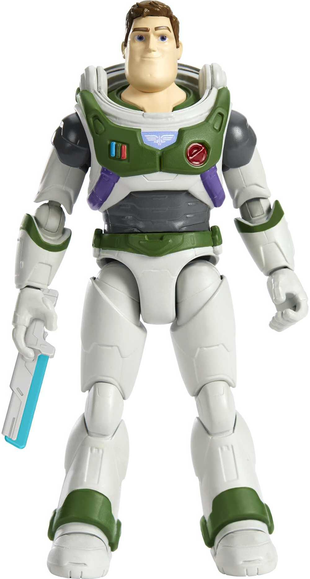 Buzz Lightyear 12 cm Space Ranger Alpha pak, met 12 beweerbare gewrichten.