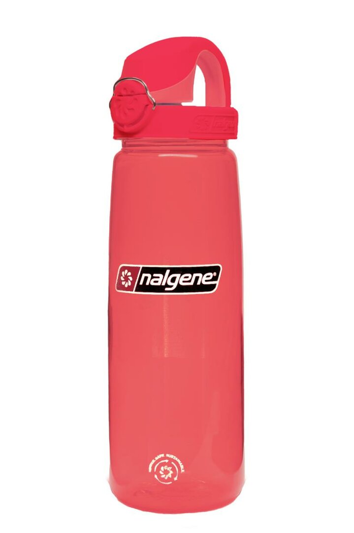 Nalgene Drinkfles On The Fly Petal/Beetred 650ml - The Traveller - Lekvrij - Vaatwasbestendig