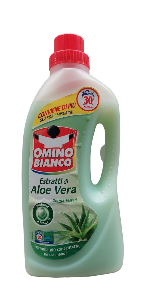 Omino Bianco Wasmiddel Aloe Vera 30 scoops 1.5 l