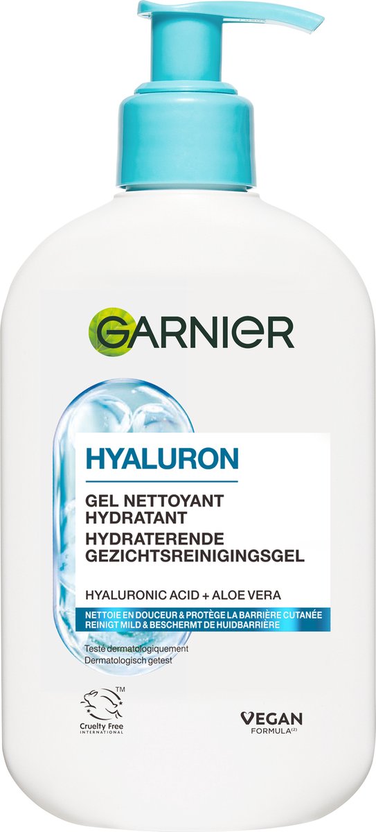 Garnier SkinActive Gezichtsreinigingsgel Hyaluron+ Hydraterend 250 ml