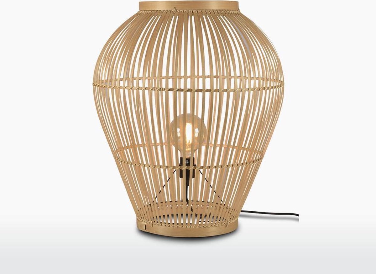 Good & Mojo Tuvalu Vloerlamp Bamboe Naturel