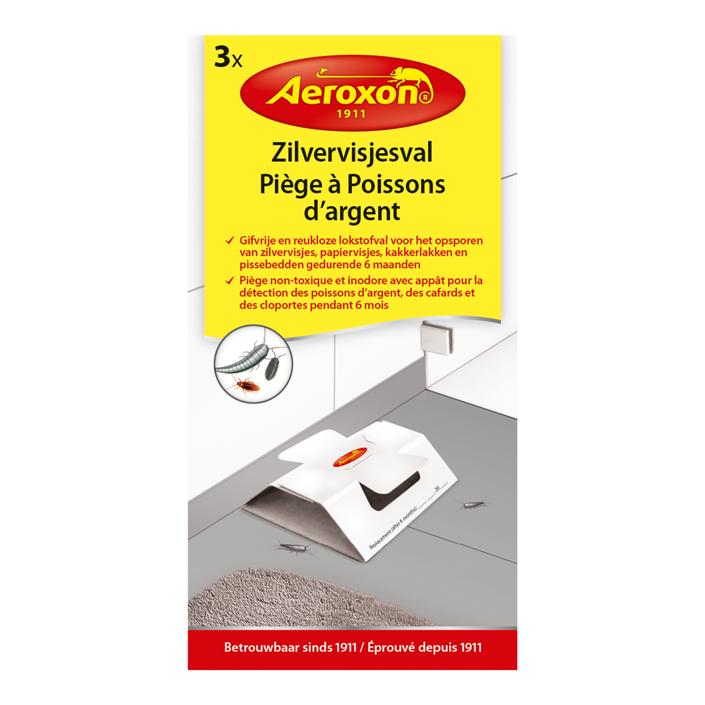 Aeroxon Zilvervisjesval 3 stuks