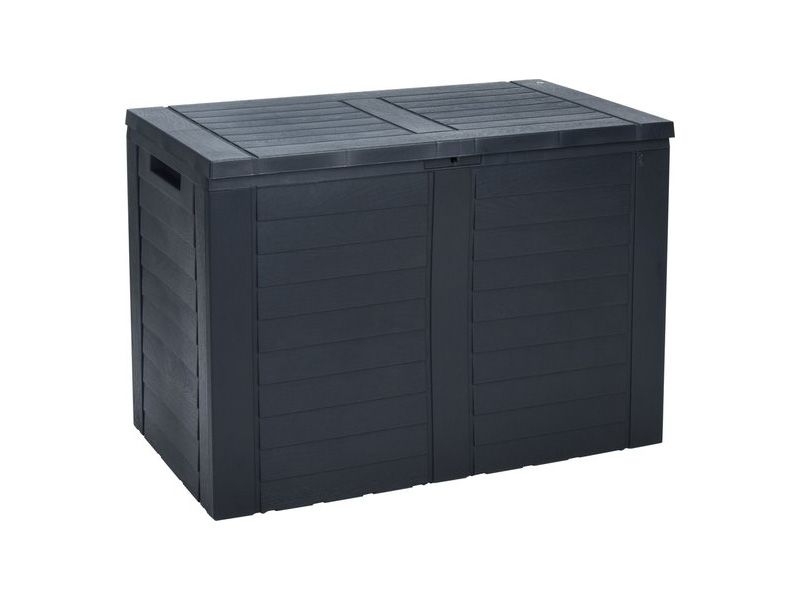 Kussenbox Stan Antraciet 75x44x53 cm 190l