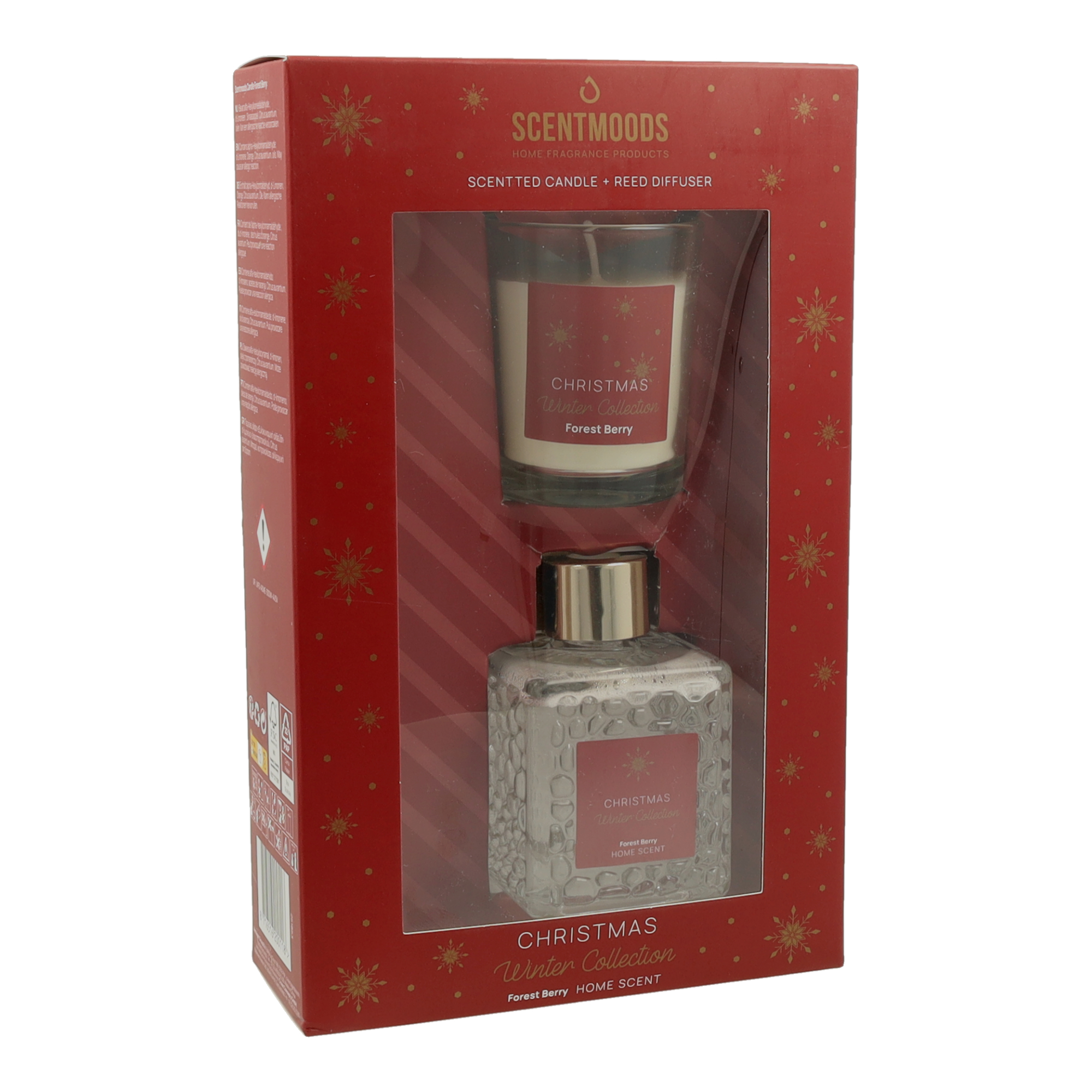 Scentmoods Geurdiffuser & Kaars Forest Berry Set