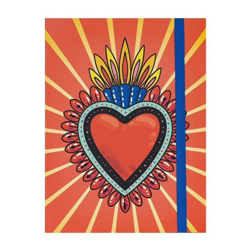 Kitsch Kitchen Notebook B5 Heart 21.5x16.5 cm