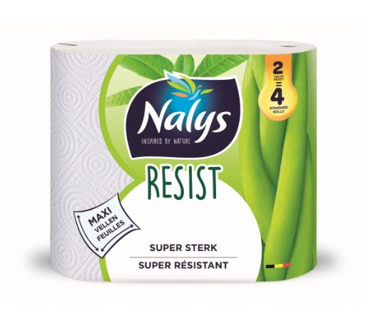 Nalys Keukenpapier Resist maxi Roll Wit - 2 stuks