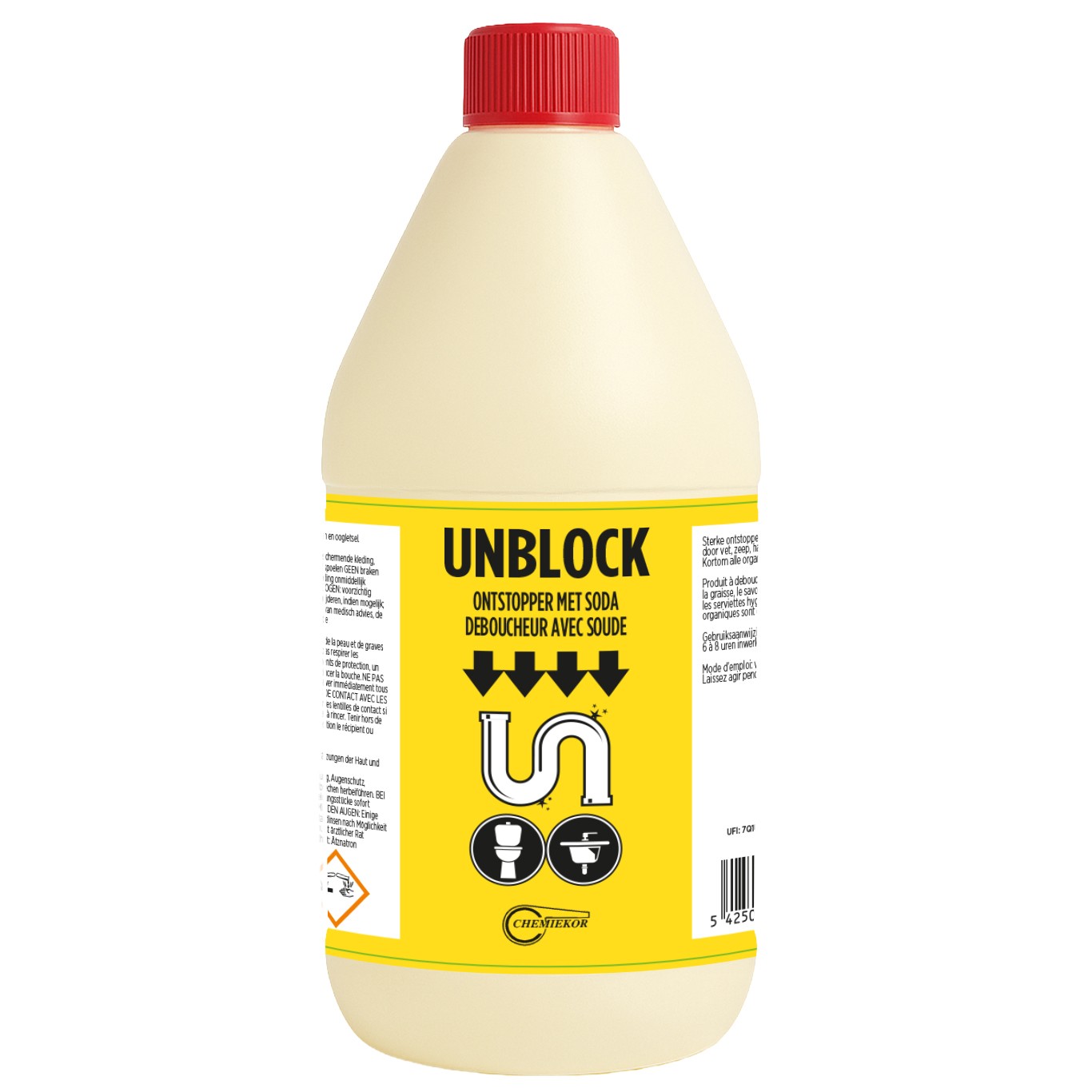 Chemiekor Superontstopper met Soda 2 l