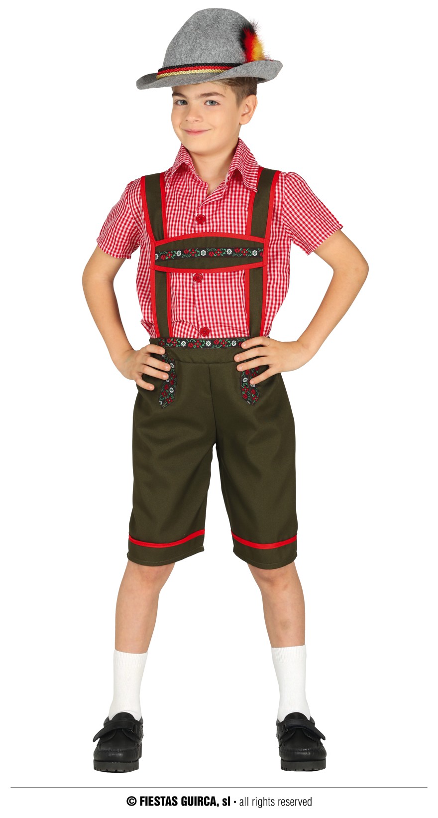 Verkleedpak Tiroler Jongen 10-12 Jaar