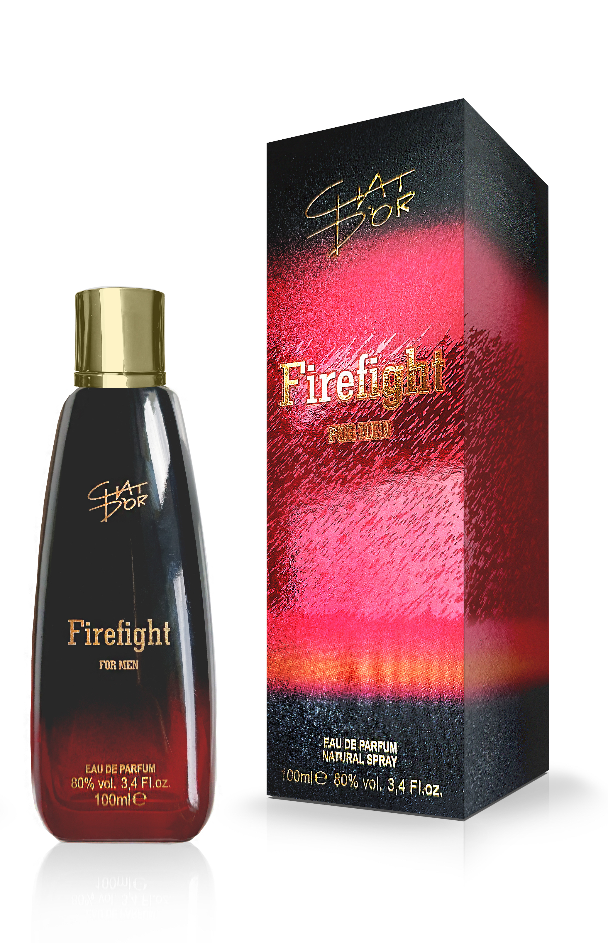 Chat D'Or Eau de Parfum - Fire Fight Oryginal - 100 ml - Men