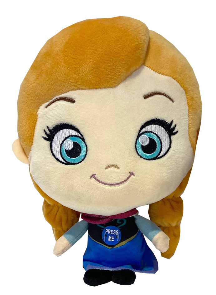 Lil' Bods Frozen Anna 30 cm Knuffel met Geluid