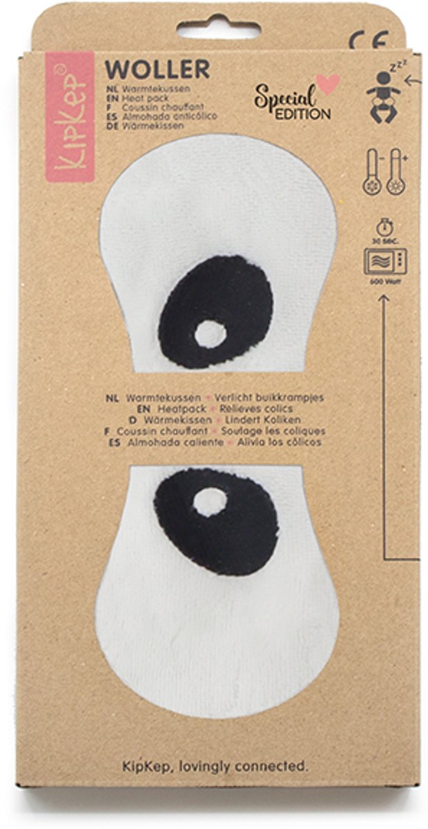 Kipkep Warmtekussen Special Edition Panda White