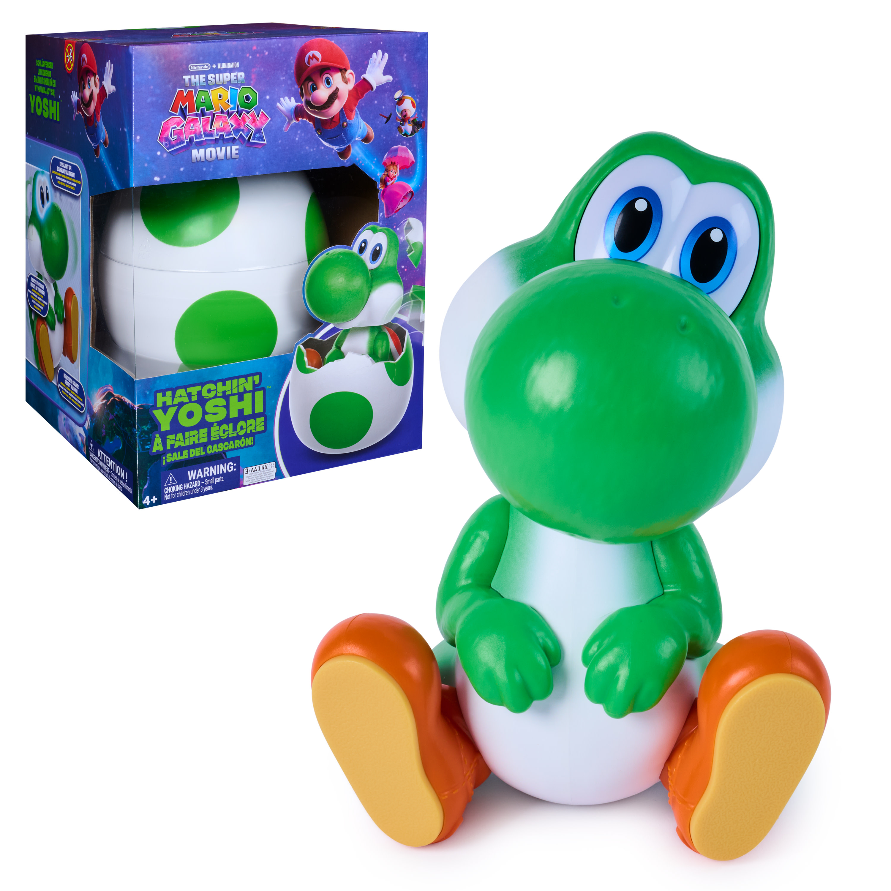 Hatching  - Super Mario Galaxy The Movie, interactieve Yoshi