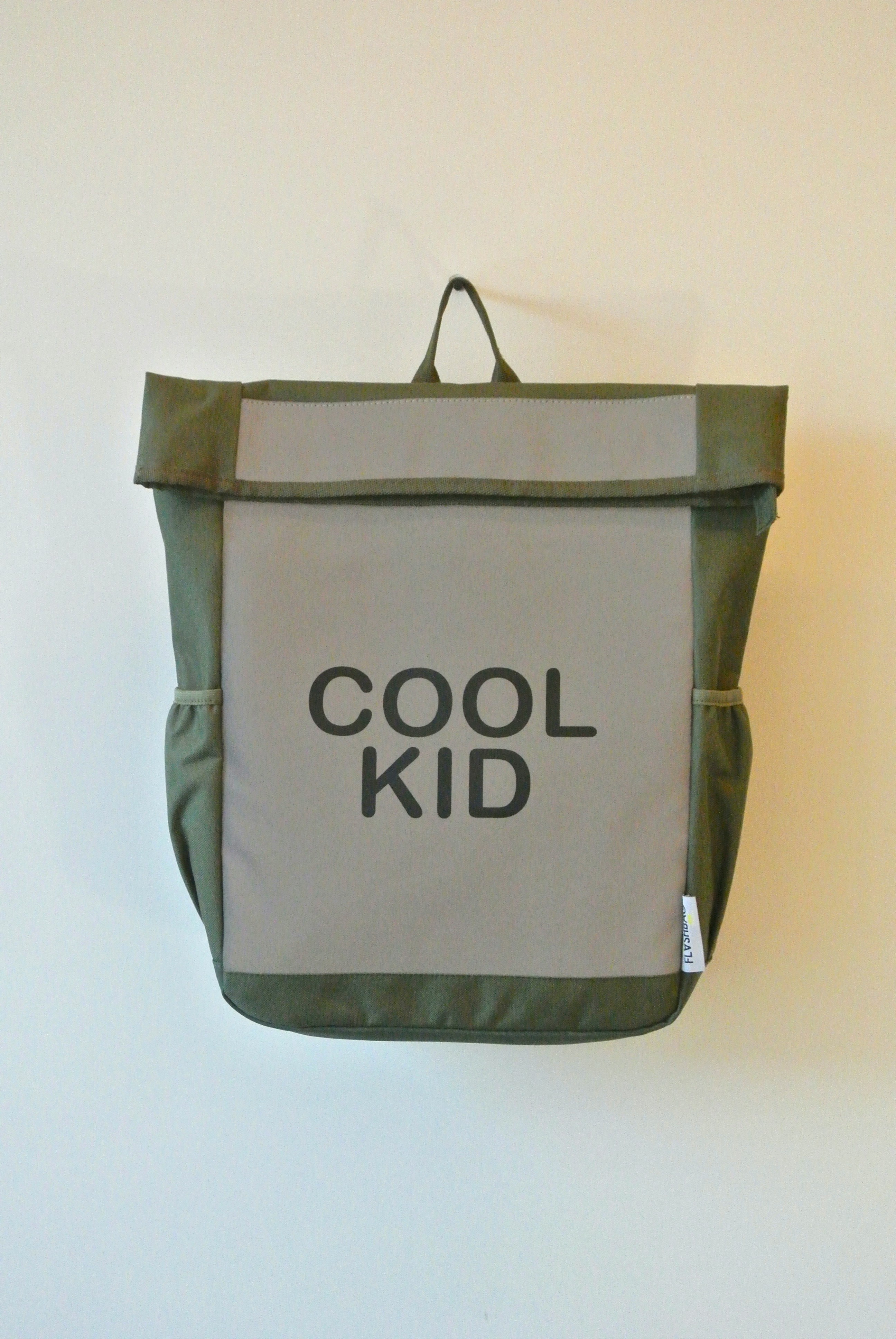 Flashbag Rugzak Billie 13l Khaki-Reflecterend 40x12x28 cm