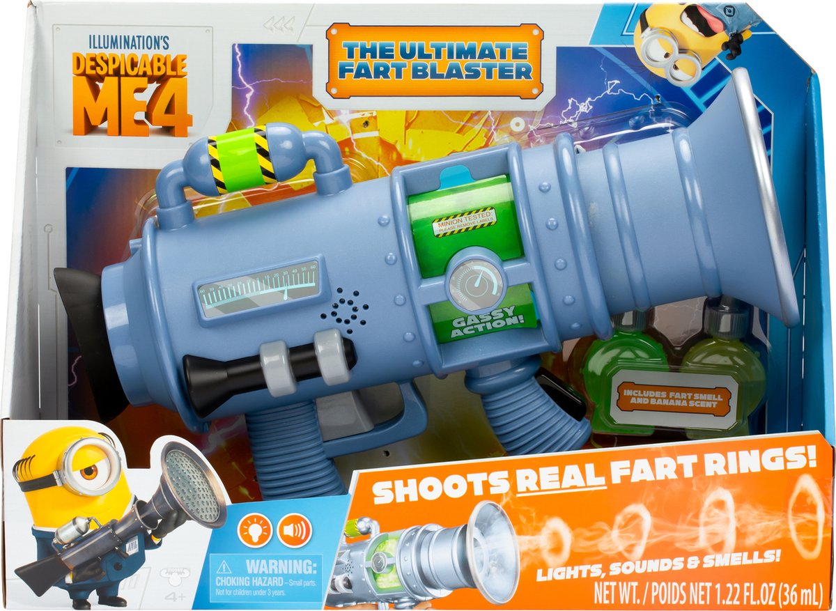 Minions Despicable Me 4 The Fartinator Licht en Geluid effecten