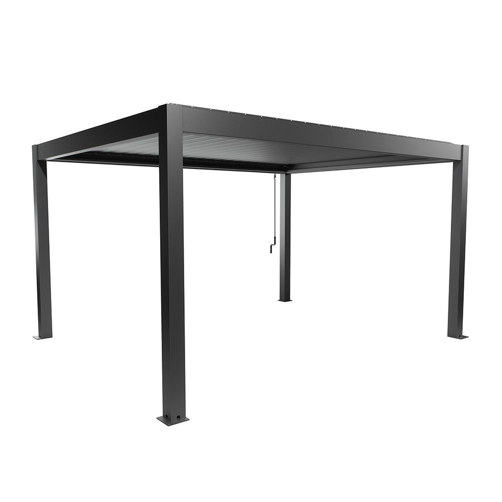 Biohort Pergola Metaal 4.5x3.5 m Donkergrijs