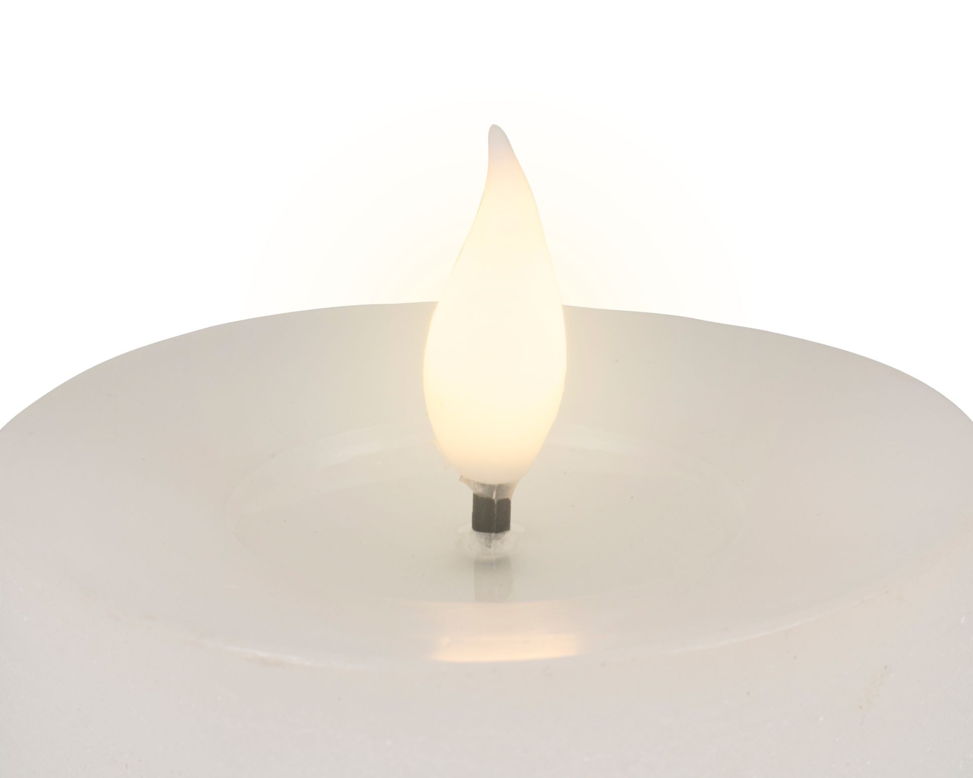 Kaars LED Real Wax Wit 7.5x20 cm - Warm Wit