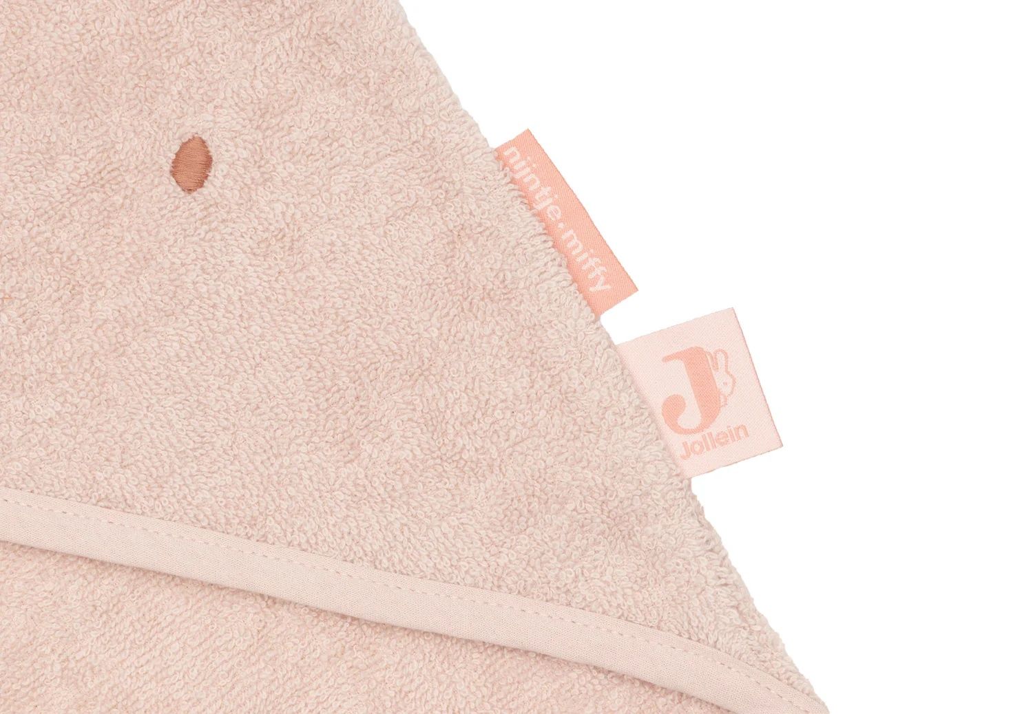 Jollein Badcape Badstof Miffy Silk Rose 75x75 cm