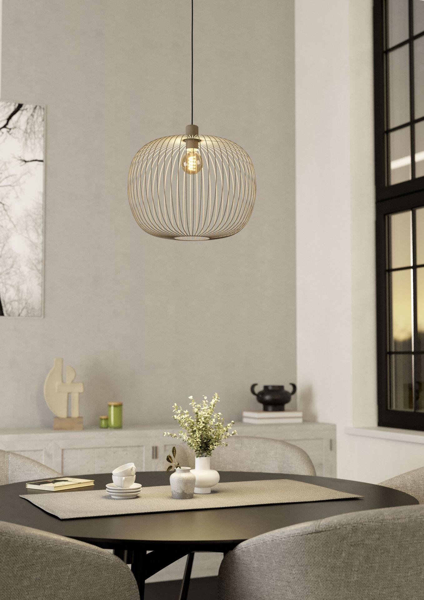 Eglo Lodods Hanglamp Zand 450mm E27