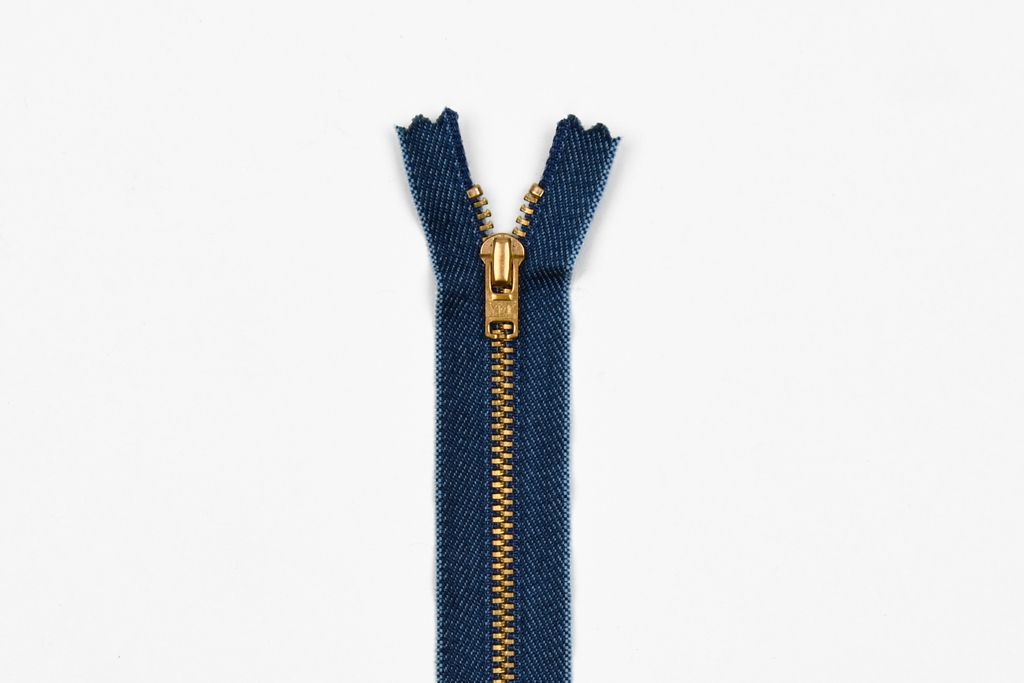 Milward Fijne Broekrits Goud+Jeans 310.10.F