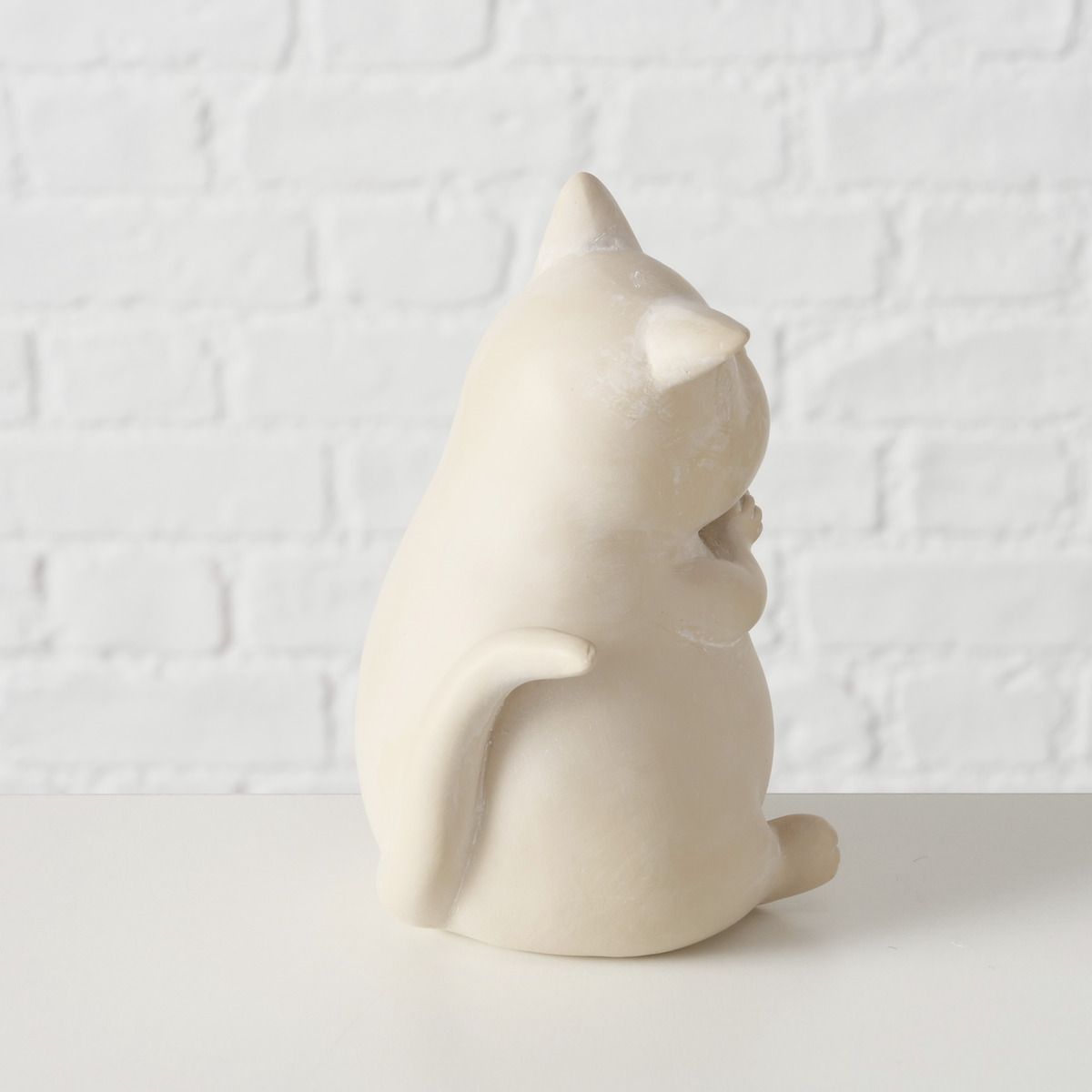 Boltze Home Kat Catty Beige 12.5cm - assorti - prijs per stuk