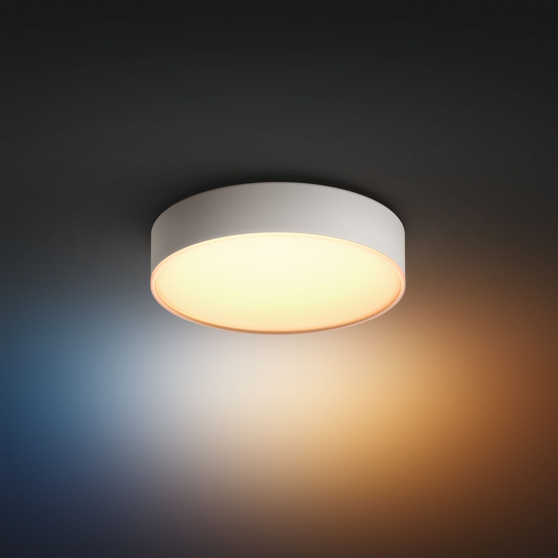 Philips Hue Plafondlamp Enrave Wit 26 cm White Ambiance met Switch