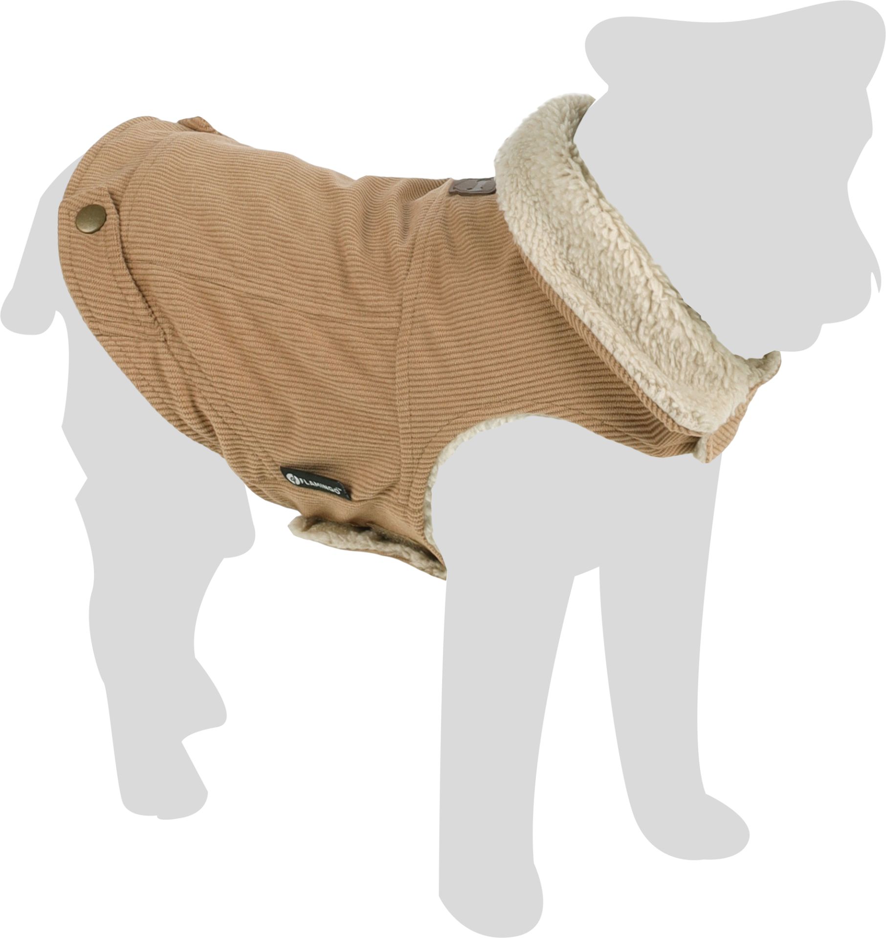 Flamingo Hondenjas Endor 25 cm Beige